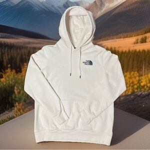 North Face Hoodie Women’s Off White Pullover Never Stop Exploring Size: Large